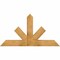 Ekena Millwork Saratoga Rough Sawn Timber Gable Bracket, Western Red Cedar, 60"W x 32"H x 6"D x 6"F, 13/12 Pitch GBW060X32X0606SAR00RWR - alternate 1